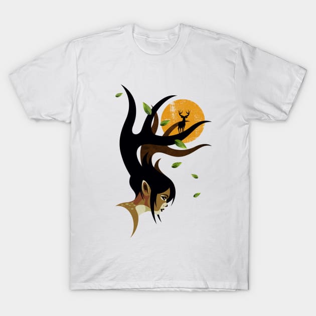 Doe Eyes T-Shirt by JoeConde